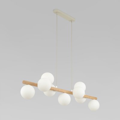 Подвесной светильник со стеклянными плафонами 5906 Estera Wood TK Lighting Подвесной светильник со стеклянными плафонами 5906 Estera Wood TK Lighting