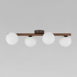 Потолочный светильник со стеклянными плафонами 10270 Estera Wood TK Lighting