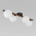 Потолочный светильник со стеклянными плафонами 10270 Estera Wood TK Lighting