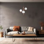 Подвесной светильник со стеклянными плафонами 10271 Estera Wood TK Lighting