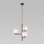 Подвесной светильник со стеклянными плафонами 10271 Estera Wood TK Lighting