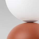 Настольный светильник со стеклянным плафоном Eurosvet 16042 Miki