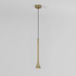 Светильник подвесной светодиодный Hall 5W 4000K латунь 50314 LED Elektrostandard