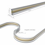 Лента светодиодная Лента светодиодная 220V 9,3W 288Led COB IP65 6500 холодный белый, 50 м Elektrostandard