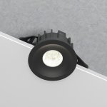 Светильник встраиваемый светодиодный Combi 10W 4000K черный 25067/LED