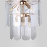 Подвесная люстра со стеклянными плафонами 60170/8 золото Eurosvet