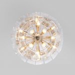 Подвесная люстра со стеклянными плафонами 60171 золото Eurosvet