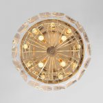 Потолочная люстра со стеклянными плафонами 60170 золото Eurosvet