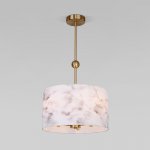 Потолочный светильник с тканевым абажуром 60174/3 латунь Eurosvet