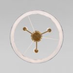 Потолочный светильник с тканевым абажуром 60174/3 латунь Eurosvet