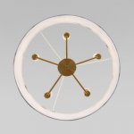 Потолочный светильник с тканевым абажуром 60174/5 латунь Eurosvet