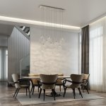 Подвесной светодиодный светильник с металлическими плафонами 90353/9 хром