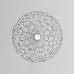 Подвесной светодиодный светильник с металлическим плафоном 90353/1 хром