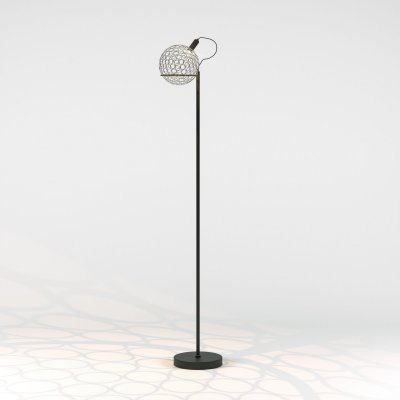 Напольный светодиодный светильник с металлическим плафоном 80492/1 черный