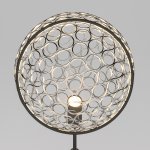 Напольный светодиодный светильник с металлическим плафоном 80492/1 черный