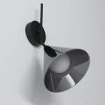 Настенный светильник со стеклянным плафоном 70161/1 черный