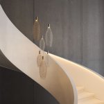 Подвесной светодиодный светильник с металлическими плафонами 90352/6 золото/хром