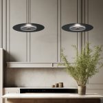 Подвесной светодиодный светильник в стиле лофт 40030/1 LED / черный Eurosvet