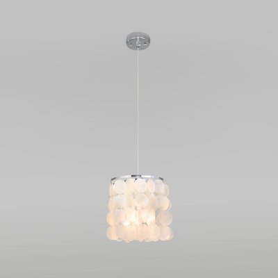 Подвесной светильник с перламутром 60185/1 хром/перлаиутр Подвесной светильник с перламутром 60185/1 хром/перлаиутр