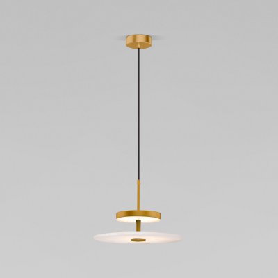 Светодиодный подвесной светильник с мраморным рассеивателем 40342 LED латунь Светодиодный подвесной светильник с мраморным рассеивателем 40342 LED латунь