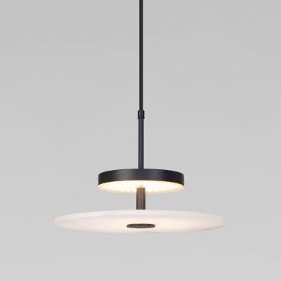 Светодиодный подвесной светильник с мраморным рассеивателем 40342 LED черный