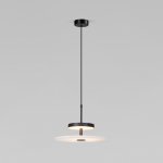 Светодиодный подвесной светильник с мраморным рассеивателем 40342 LED черный