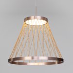 Подвесной светодиодный светильник 40016/1 LED коричневый Eurosvet