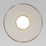 Потолочный светодиодный светильник 40019/1 LED коричневый Eurosvet