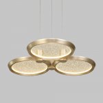 Подвесной светодиодный светильник 90034/3 золото Eurosvet