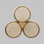 Подвесной светодиодный светильник 90034/3 золото Eurosvet