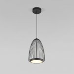 Подвесной светодиодный светильник 40009/1 LED черный Eurosvet