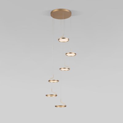 Подвесной светодиодный светильник 90034/6 золото Eurosvet Подвесной светодиодный светильник 90034/6 золото Eurosvet