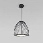 Подвесной светодиодный светильник 40010/1 LED черный Eurosvet