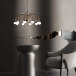 Подвесной светодиодный светильник 90030/10 LED золото Eurosvet