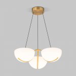 Подвесной светодиодный светильник 50083/3 LED золото Eurosvet