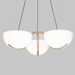 Подвесной светодиодный светильник 50083/3 LED золото Eurosvet