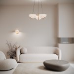 Подвесной светодиодный светильник 50083/3 LED золото Eurosvet