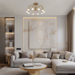 Потолочный светодиодный светильник 90031/10 LED золото Eurosvet