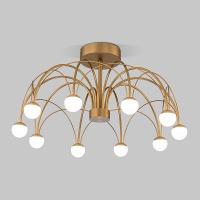 Потолочный светодиодный светильник 90031/10 LED золото Eurosvet Потолочный светодиодный светильник 90031/10 LED золото Eurosvet