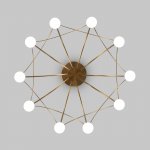 Потолочный светодиодный светильник 90031/10 LED золото Eurosvet