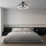 Потолочный светодиодный светильник 90035/10  LED черный Eurosvet