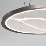 Подвесной светодиодный светильник 40026/1 LED серый Eurosvet