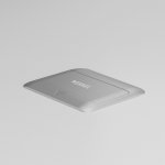 Выдвижной блок (Лючок) на 4 модуля (серебряный) Werkel W8074065