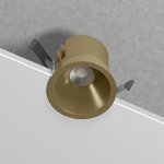 Светильник встраиваемый светодиодный Forte 15W 4000K латунь 25071/LED