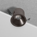 Светильник встраиваемый светодиодный Forte 15W 4000K титан 25071/LED