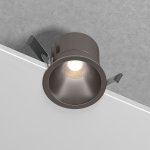 Светильник встраиваемый светодиодный Forte 15W 4000K титан 25071/LED