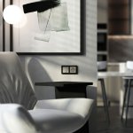 Выключатель двухклавишный (дымчатый) Werkel W1220004