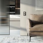 Выключатель двухклавишный с подсветкой (дымчатый) Werkel W1220104