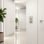 Выключатель двухклавишный проходной (дымчатый) Werkel W1222004