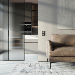 Выключатель двухклавишный проходной с подсветкой (дымчатый) Werkel W1222104
